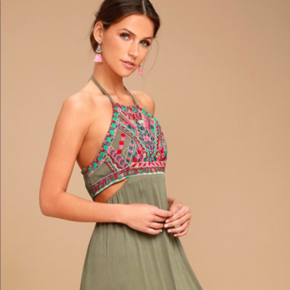 Lulus Maxi Dress - Picture 3 of 4